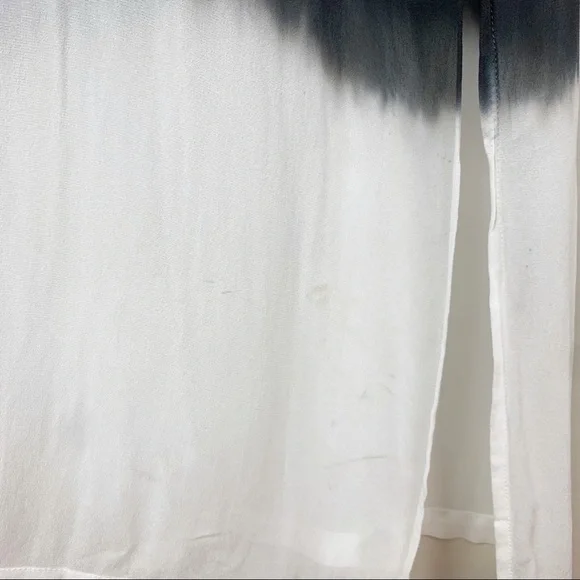 LACAUSA Sheer Maxi Length Ombre Dip Dye Dress Swimsuit Gauzy Coverup US S - Picture 13 of 13